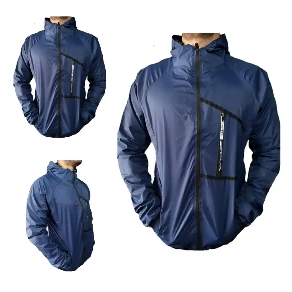 Chaqueta Rompevientos Para Caballero 90% Impermeable Talla Xl