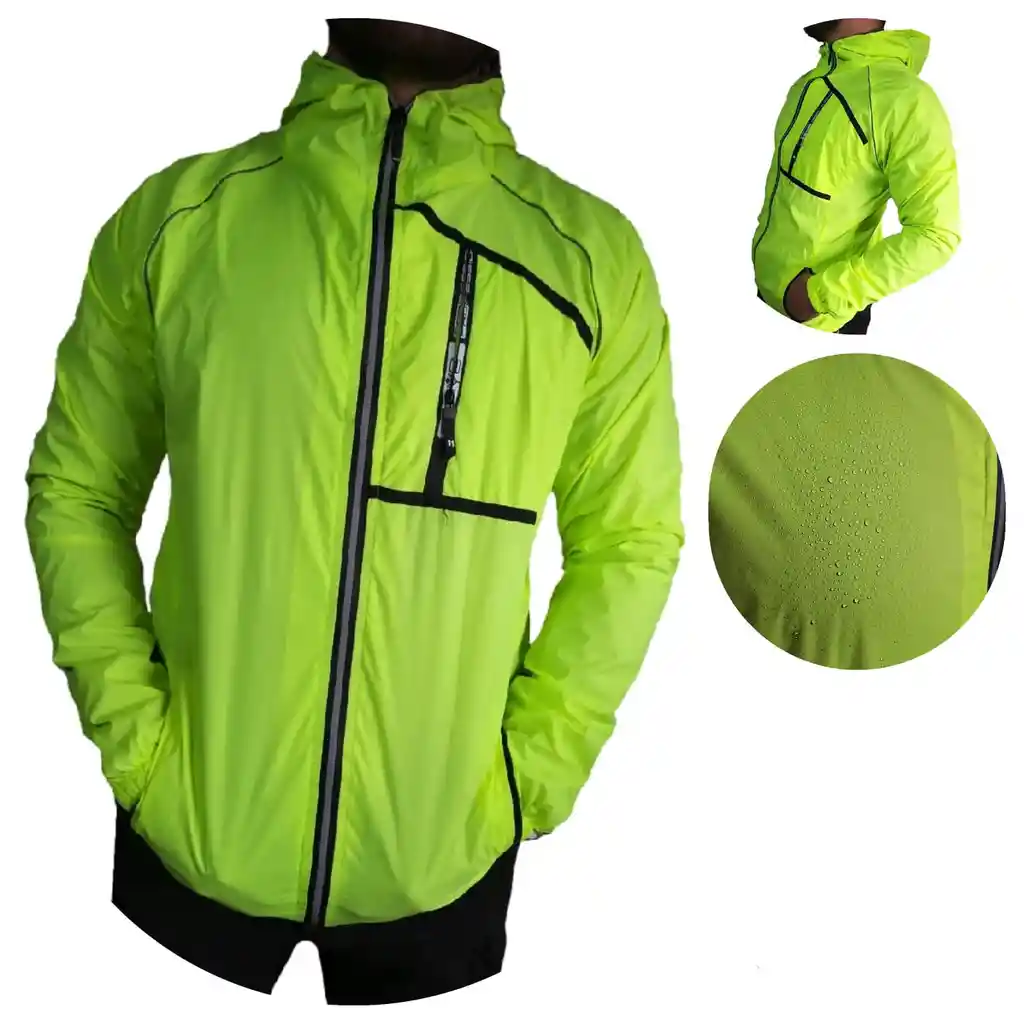 Chaqueta Rompevientos Para Caballero 90% Impermeable Talla Xl