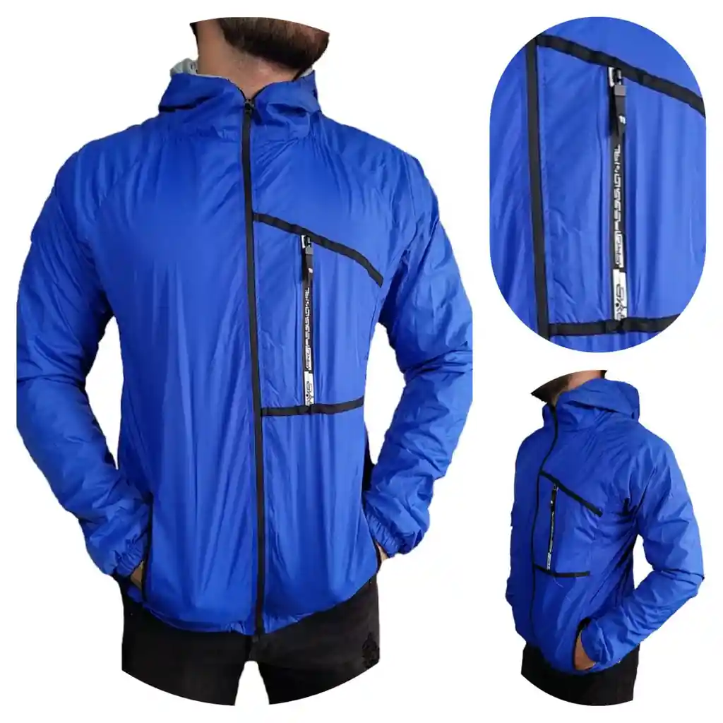 Chaqueta Rompevientos Para Caballero 90% Impermeable Talla Xl