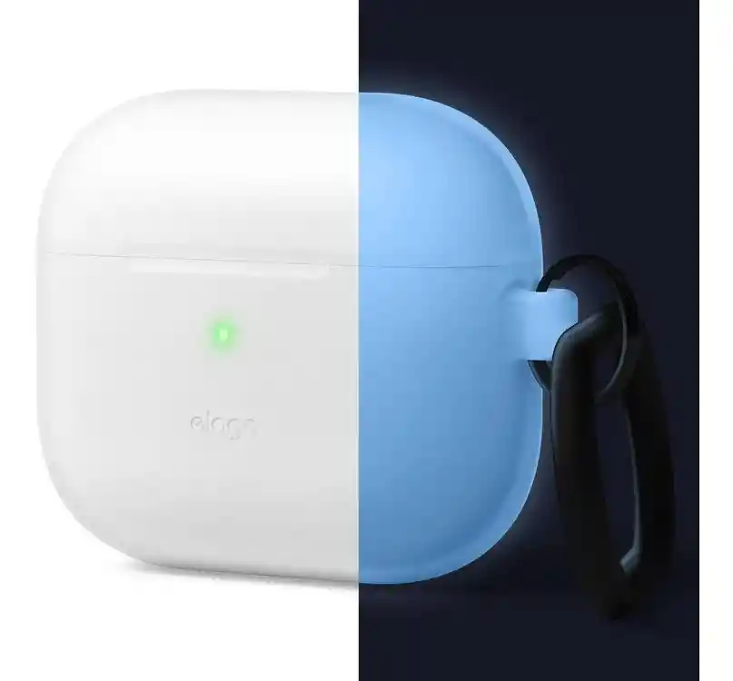 Estuche Para Airpods 3 De Silicona Con Arnes Elago Luminoso