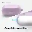 Estuche Para Airpods 3 De Silicona Con Arnes Elago Lavanda