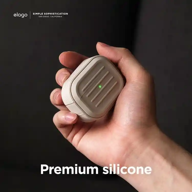 Estuche Para Airpods 3 Con Arnes Armor Elago En Stone