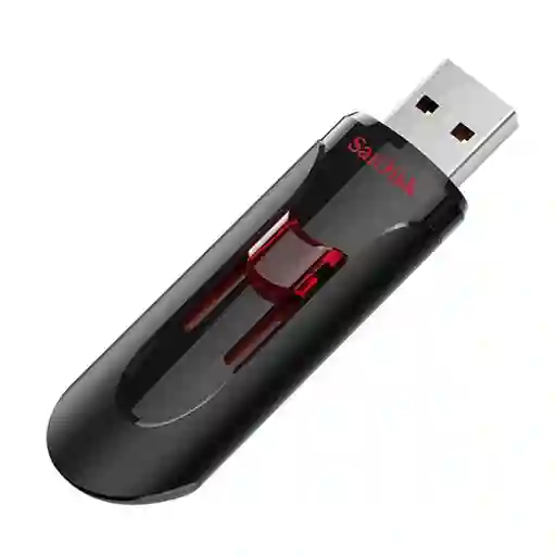 Sandisk Memoria Usb 3.0Cruzer Glide 64Gb, Diseno Retractil
