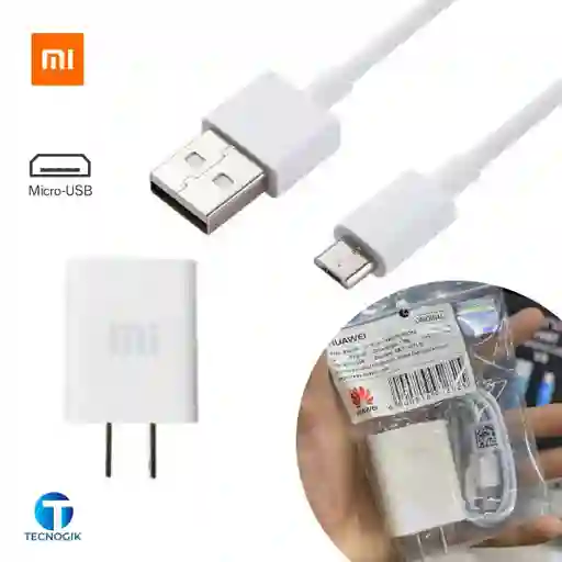 Xiaomi Cargadorpuerto V8 Micro Usb