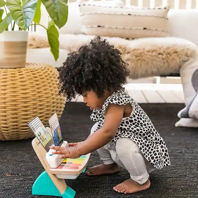 Piano Para Niños Bebe Juguete En Madera Instrumento Musical