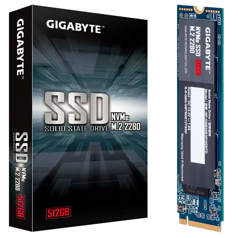 Gigabyte Unidad Solidam.2 Nvme Pcie 512Gb Gen 3X4