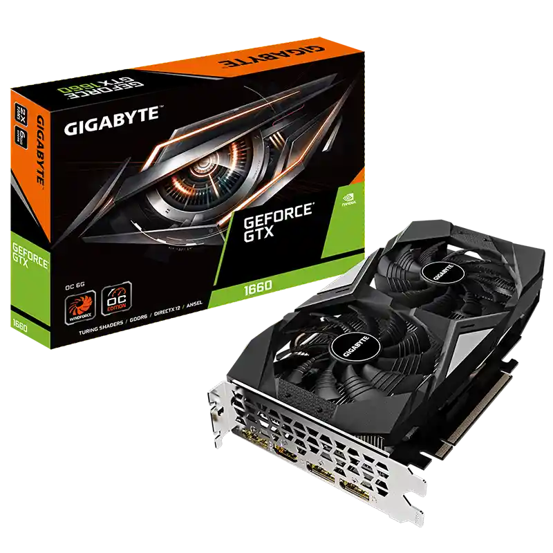 Gigabyte Tarjeta De Videogeforce Gtx 1660 Oc Gddr5 6Gb