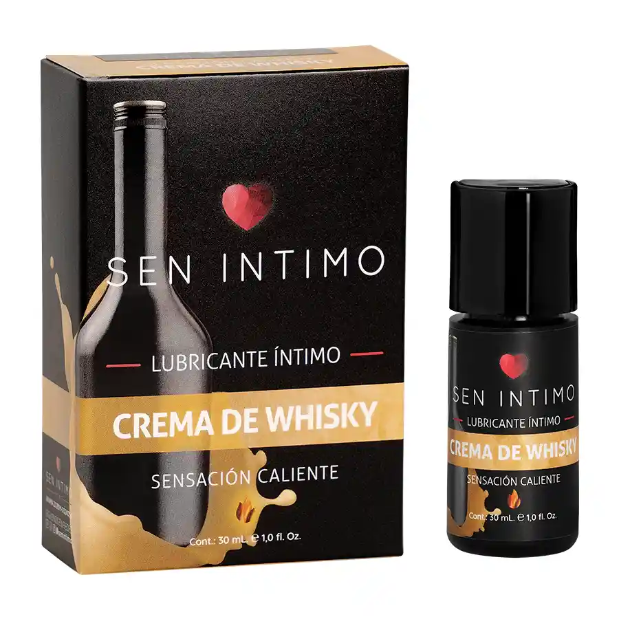 Sen Lubricante Caliente 30 Ml Crema De Whisky