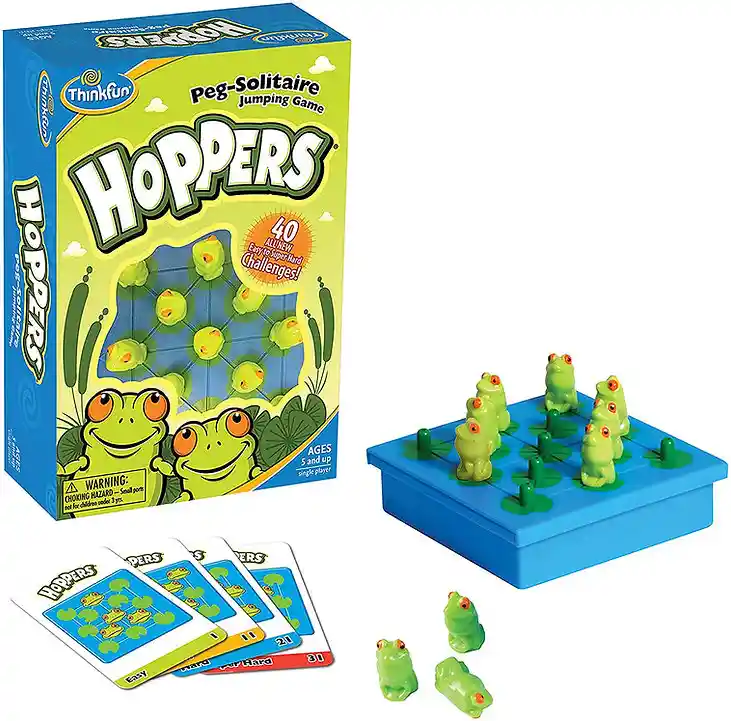 Solitario Juego De Mesa Hoopers Niños Adultos