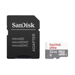 Tarjeta Micro Sdhc 32gb, Sandisk Ultra, Uhs-i, C10, 100mb/s