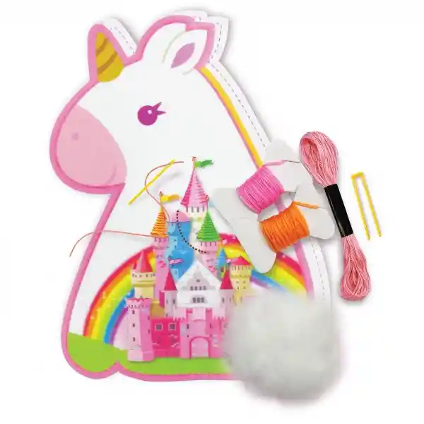 Almohada Niños Niñas Set De Manualidades Decora Unicornio