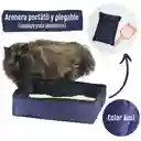 Arenera Peto Pet Plegable Y Portátil Azul (incluye Pala)