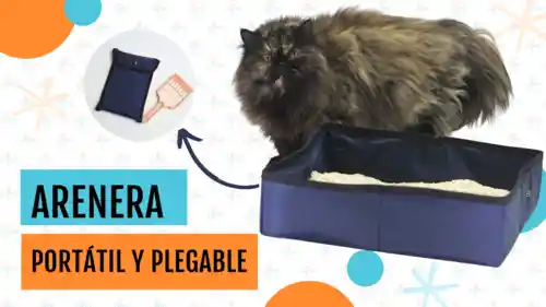 Arenera Peto Pet Plegable Y Portátil Gris (incluye Pala)