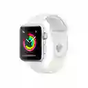 Apple watch Series 3 Gps, 42mm Silver Aluminium Case With White Sport Band