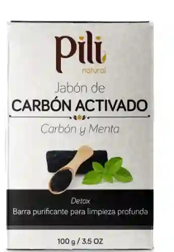 Jabón Carbón Activado Pili