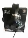 Diadema Onikuma K10pro Negra + Base + Pad Mouse Xl Con Luces