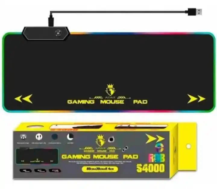 Diadema Onikuma K10pro Negra + Base + Pad Mouse Xl Con Luces