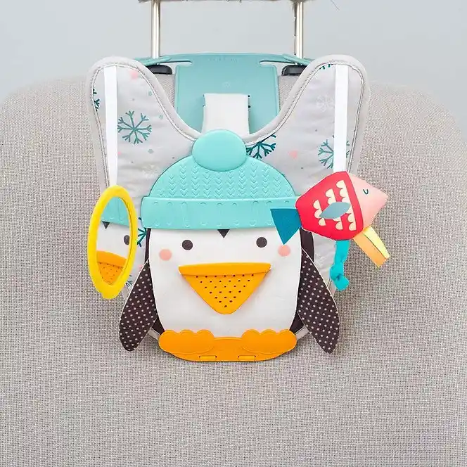 Juguete Para Bebe Carro Pingüino Sensorial Niños Didáctico