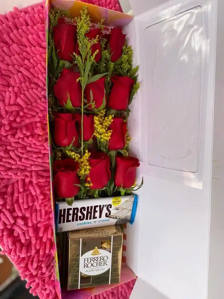 Caja De Rosas X 12