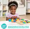 Juguete Niños Montessori Figuras Geométricas Para Enhebrar