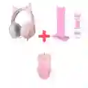 Combo Diadema K9 Rosa + Base Rosa + Mouse Gamer Onikuma