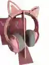 Combo Diadema K9 Rosa + Base Rosa + Mouse Gamer Onikuma