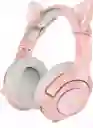 Combo Diadema K9 Rosa + Base Rosa + Mouse Gamer Onikuma