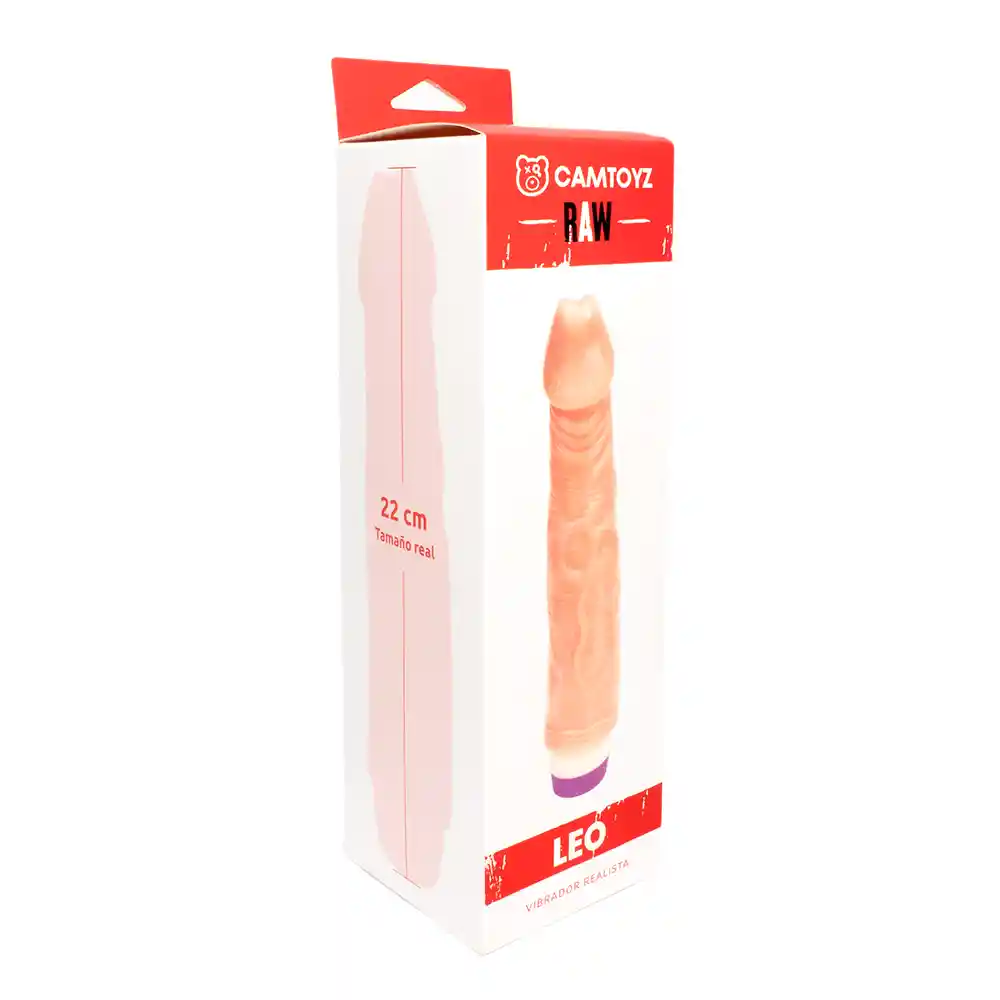 Vibrador Realista Leo 22 Cm