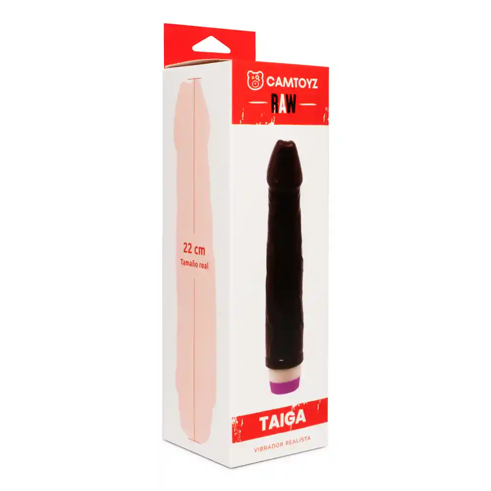 Consolador Y Vibrador Taiga 22 Cm Camtoyz