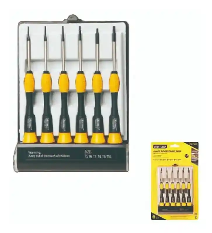 Destornilladores Torx 6 Piezas Uyustools