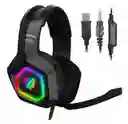 Rgb Audifonos Gamer Onikuma K10 Negro Con Luzled