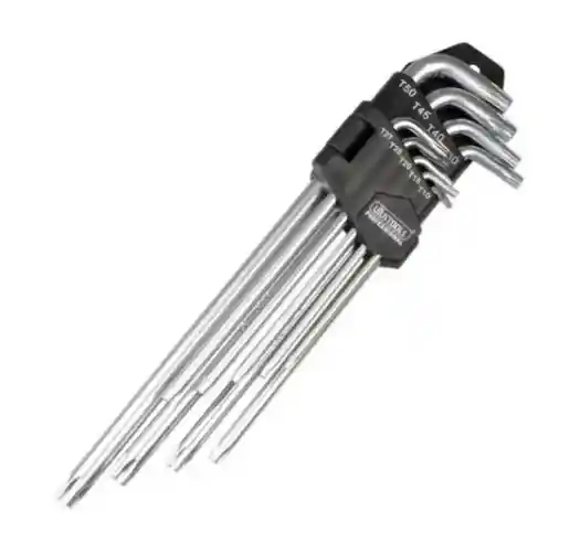 Llaves Torx Larga 9 Piezas T10 - T50 Uyustools