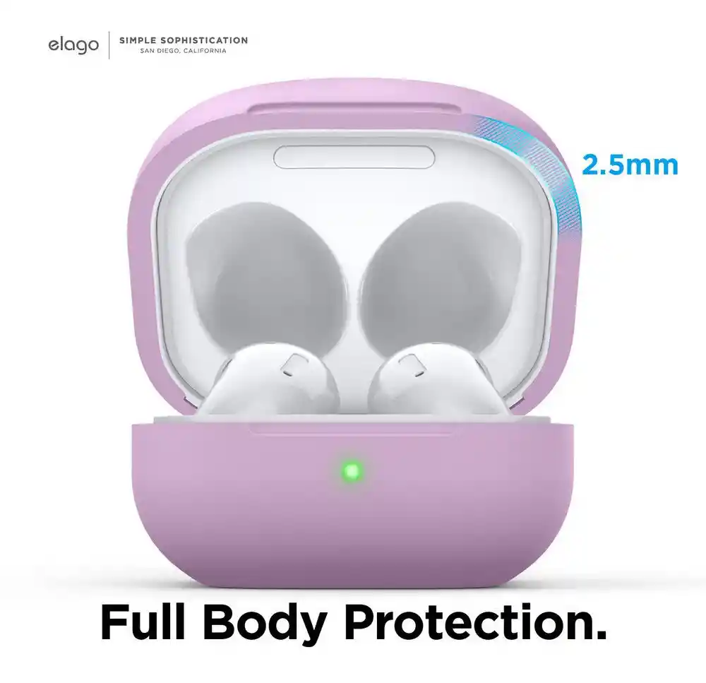 Estuche Para Galaxy Buds 2 / Buds Pro / Buds Pro 2 / Buds Live Lavanda