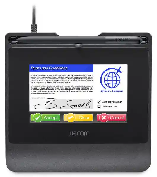 Wacom Tabla Capturadora De Firmas/Stu-541