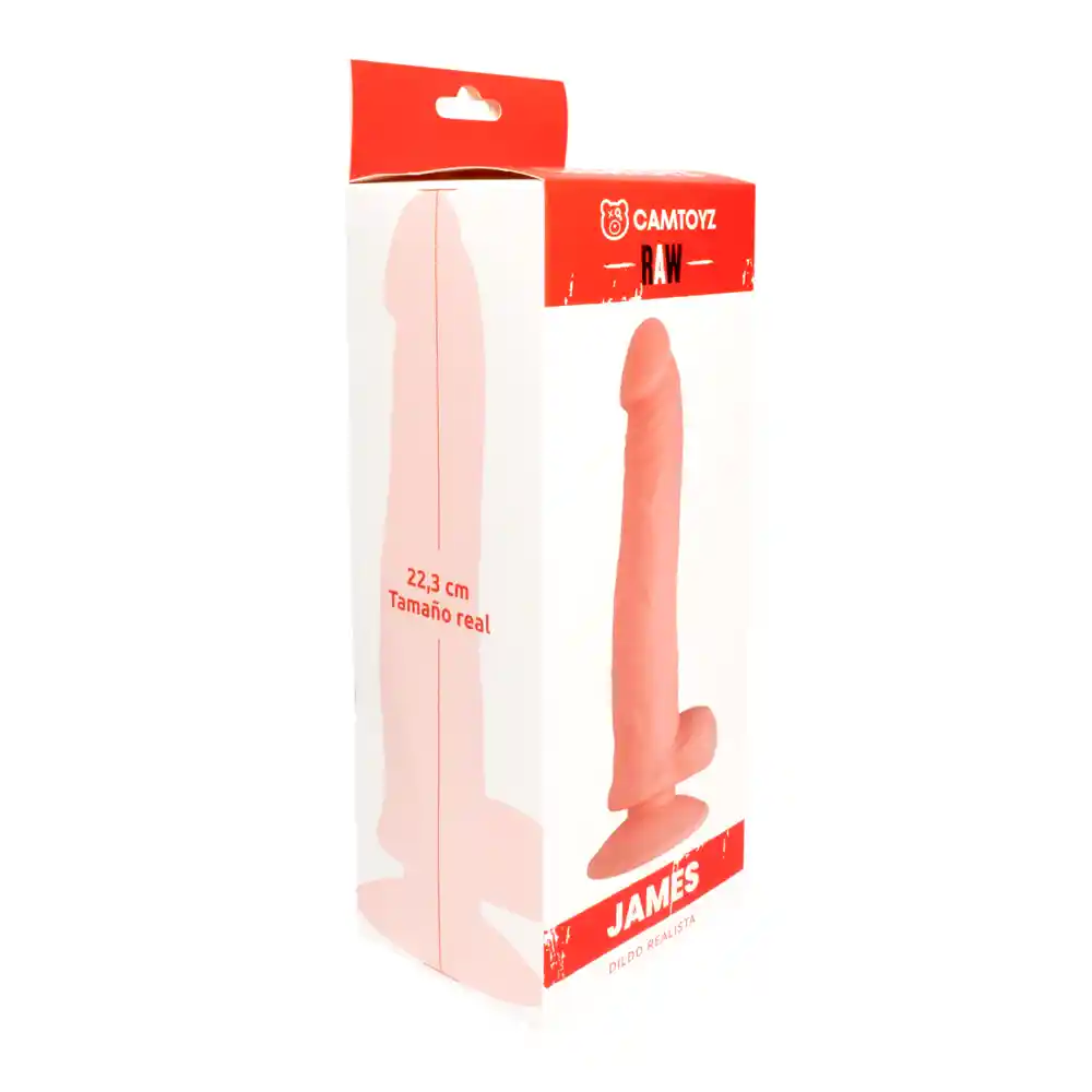 Dildo Realista James Piel 22.3 Cm Camtoyz