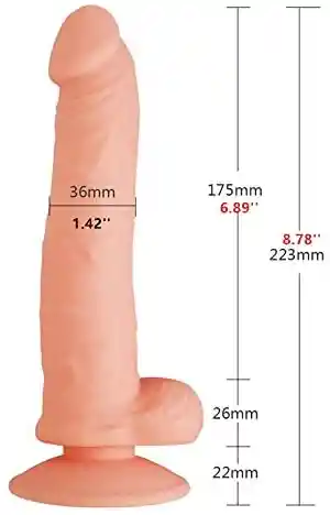 Dildo Realista James Piel 22.3 Cm Camtoyz