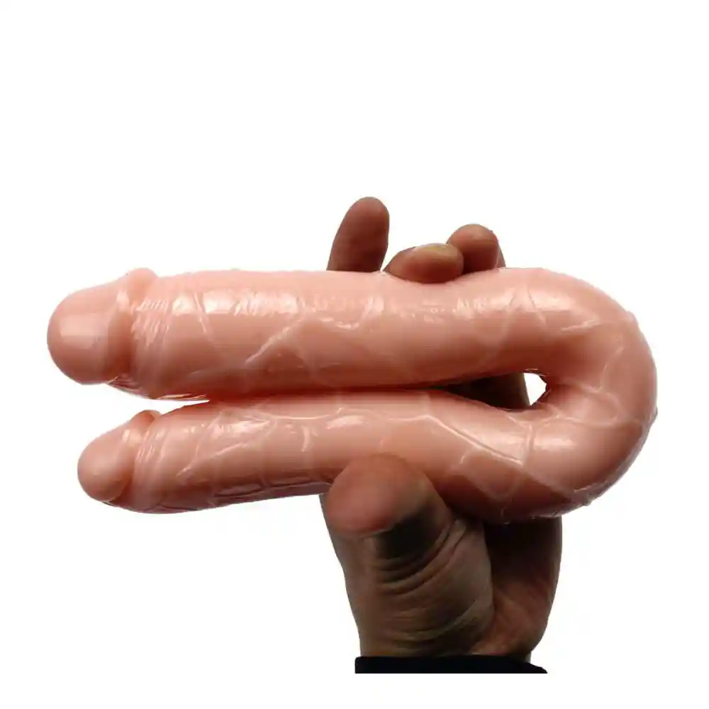 Dildo Doble Niel Piel 38 Cm Camtoyz