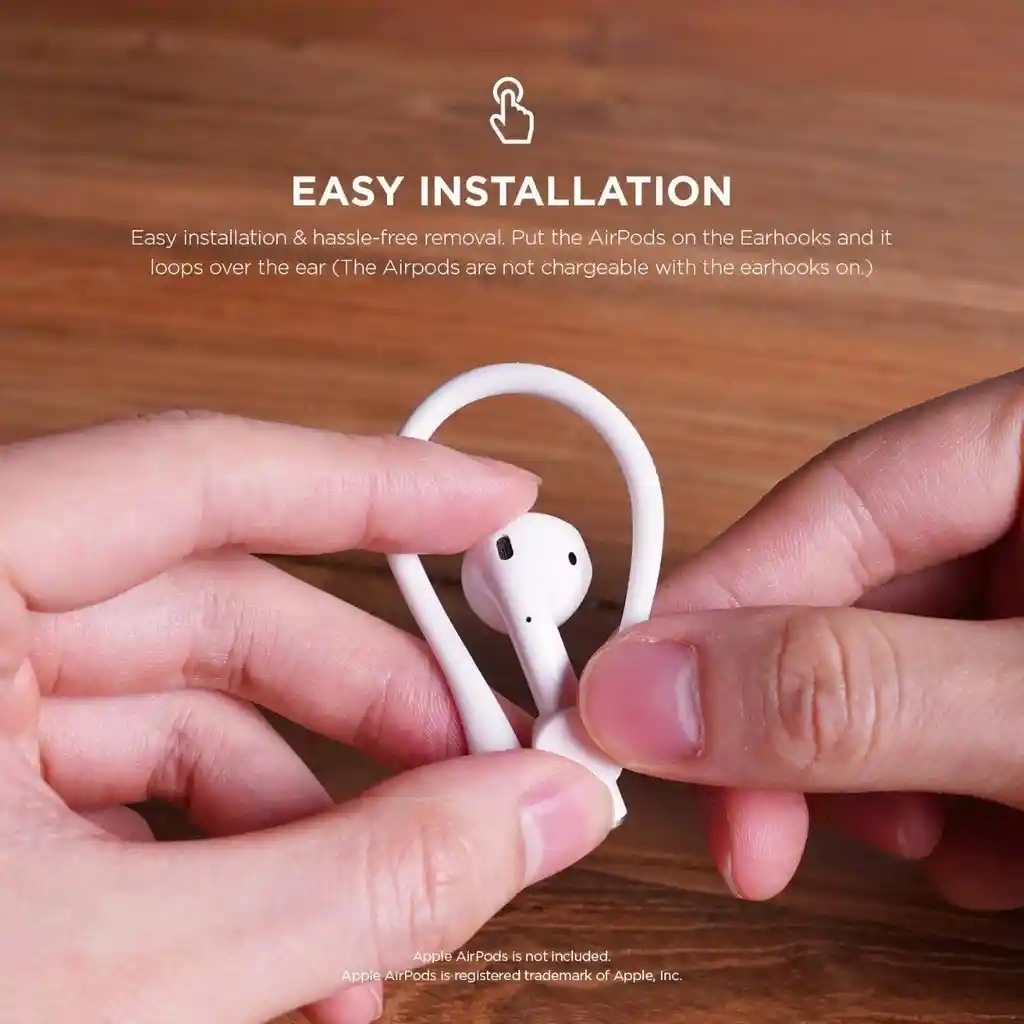 Airpods Gancho Deportivo Para1/2 Elago En Blanco