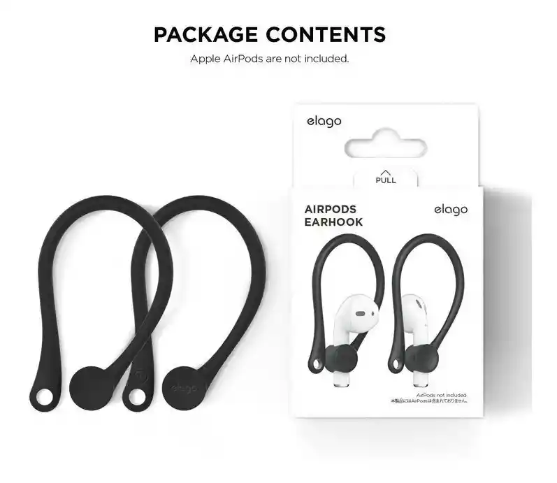 Gancho Deportivo Para Airpods 1 / 2 Elago En Negro