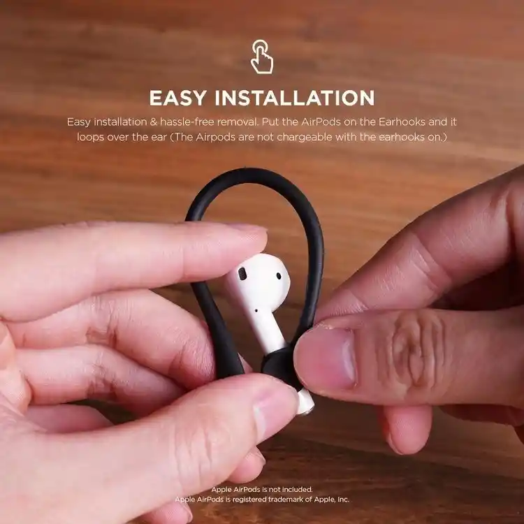 Gancho Deportivo Para Airpods 1 / 2 Elago En Negro