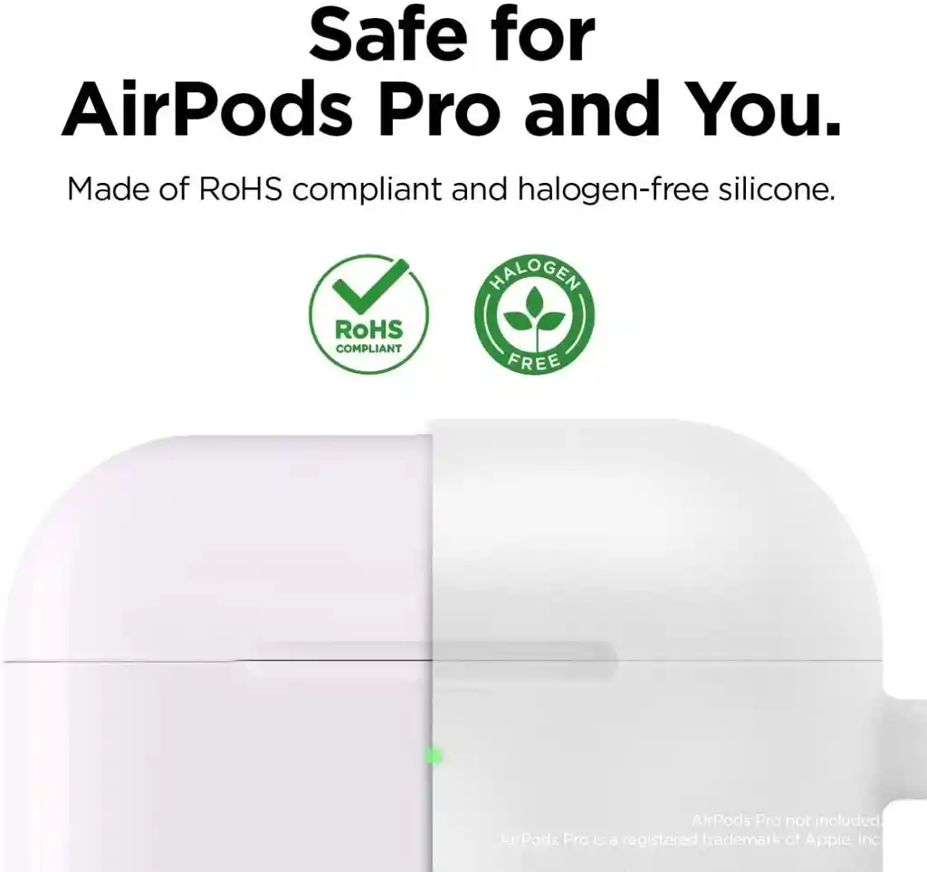 Estuche De Silicona Para Airpods Pro Elago Con Arnes Luminoso