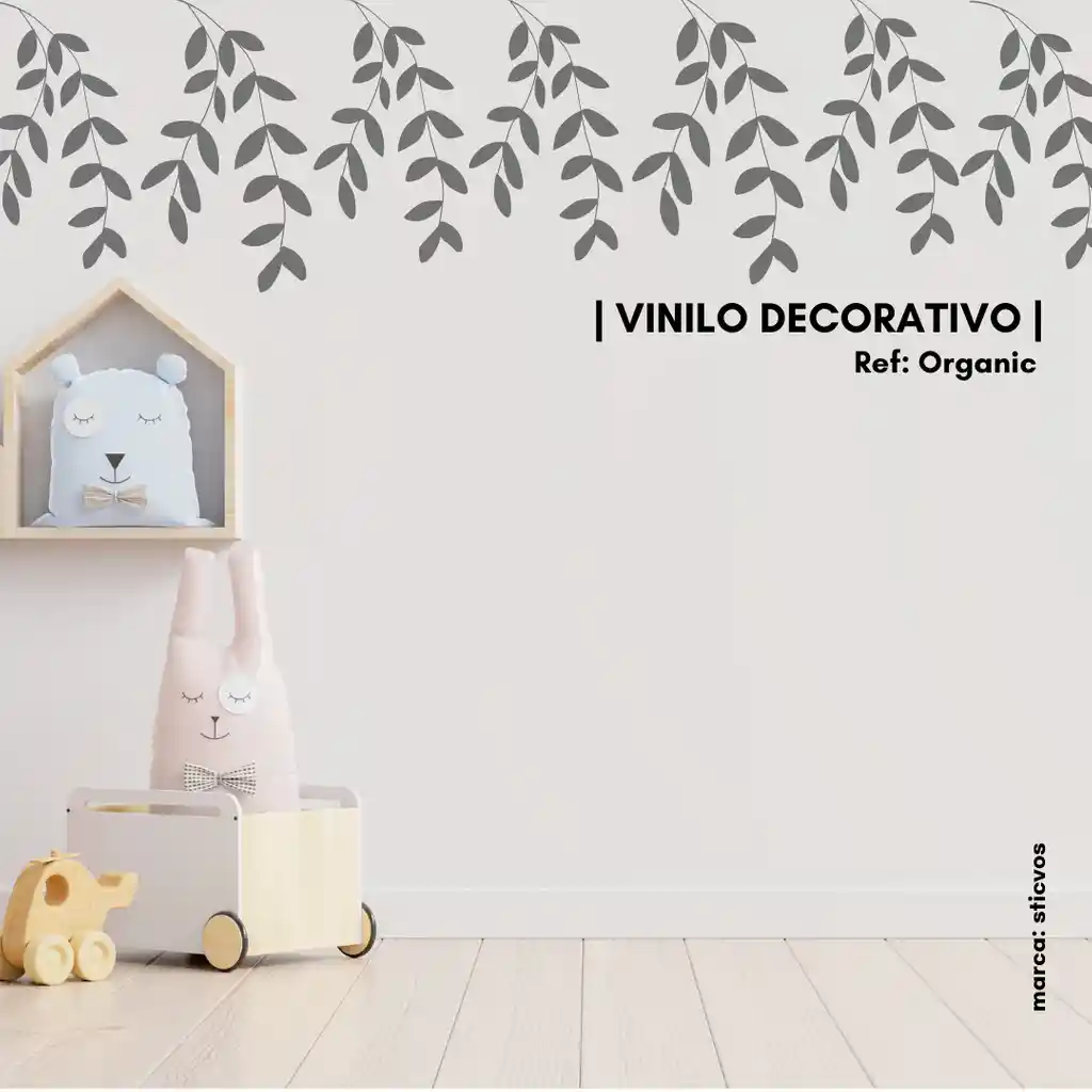 Vinilo Personalizado Patron Organic | 50cm X 2m |