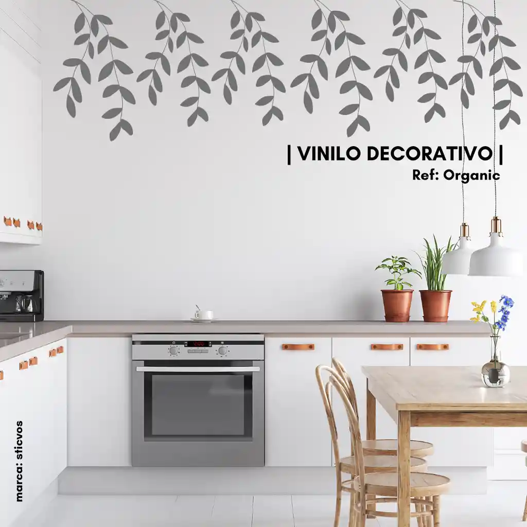 Vinilo Personalizado Patron Organic | 50cm X 2m |