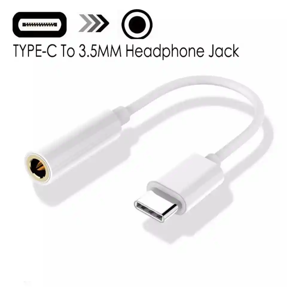 Adaptador De Cable Tipo C A Jack De 3.5