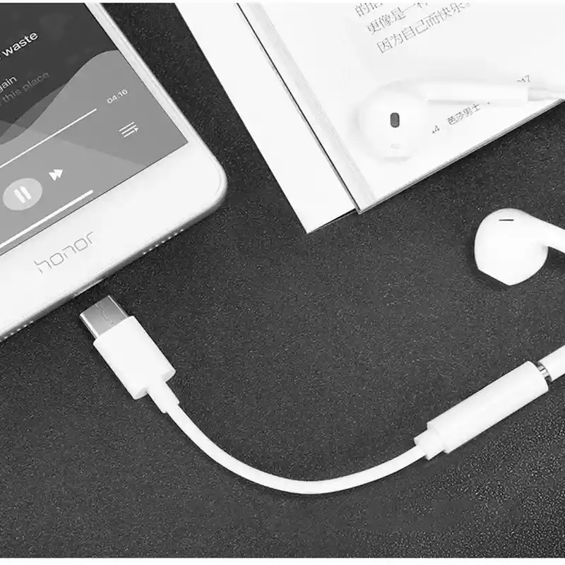 Adaptador De Cable Tipo C A Jack De 3.5