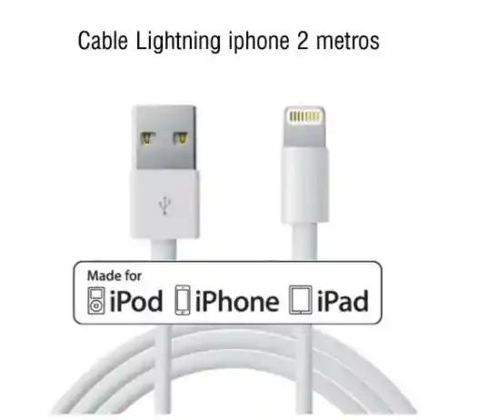 Cable Iphone Original Usb A Lightning De 2 Metros