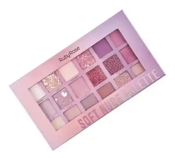 Soft Ruby Rosenude Palette