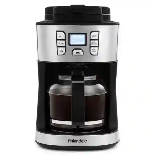 Cafetera Finlandek 12 Tazas Negro Ficm398