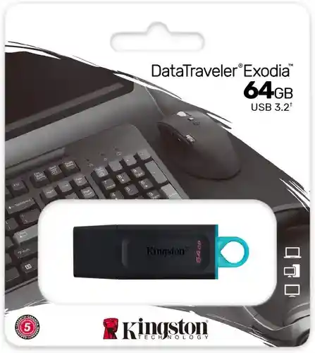 Kingston Memoria Usboriginal 64 Gb - Datatraveler "Exodia"