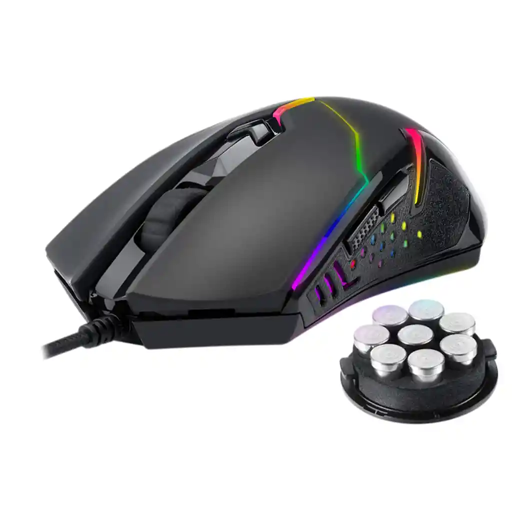 Redragon Mouse Gamerm601-rgb Centrophorus, 7200dpi, 8 Pesas